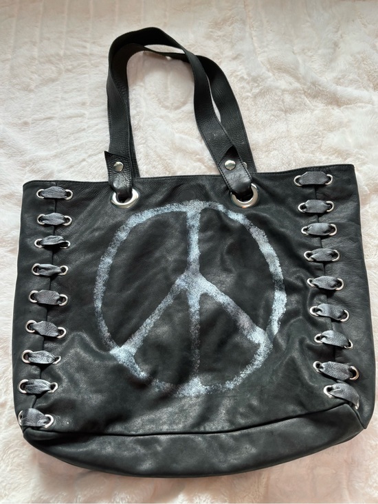 Eyes of Ruth Handbags - Eyes of Ruth Boho peace sign festival Bag